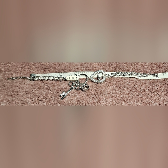 Juicy Couture Limited Edition Dream Catcher Charm Bracelet Key Crown Heart Clasp - Picture 12 of 12